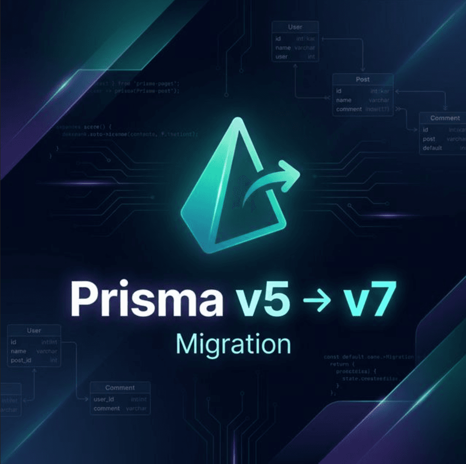 Migrating from Prisma v5 to v7 (Without Breaking Production)